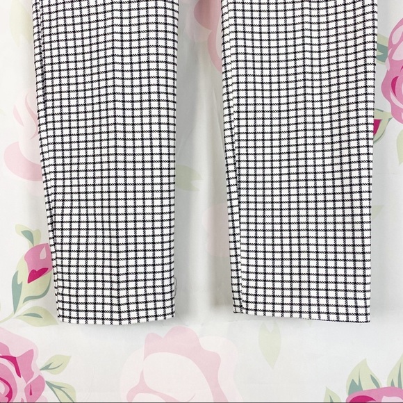 NEW Rachel Zoe Grid Check Print Skinny Pants 6 - Picture 3 of 6